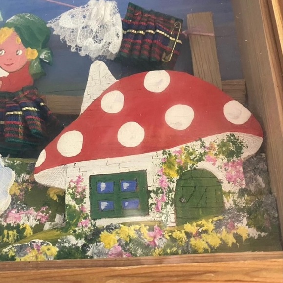 Vintage Scottish toadstool 🍄 folk art - Picture 3 of 8